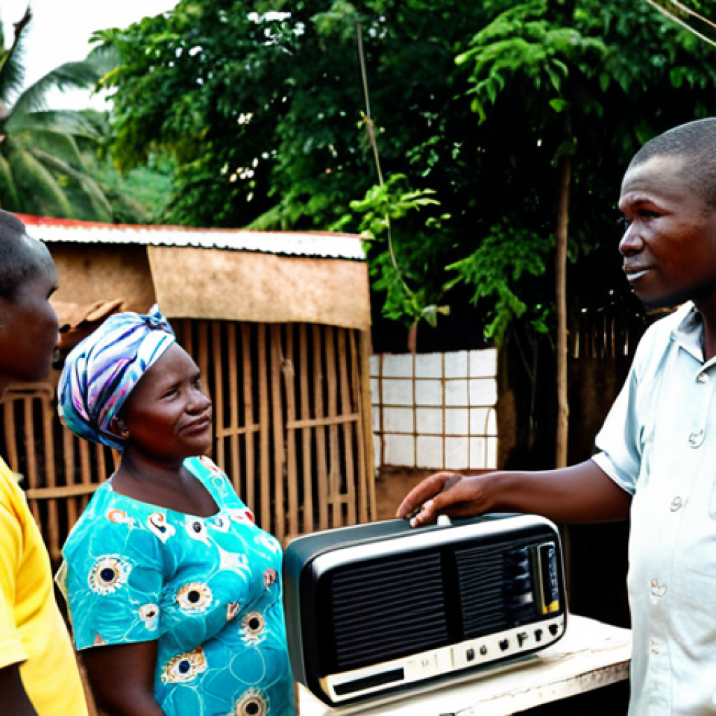 라이베리아의 언론 자유와 미디어 환경 - Community Radio in Liberia**

"A vibrant scene of a small, colorful community radio station in rural...