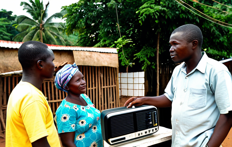라이베리아의 언론 자유와 미디어 환경 - Community Radio in Liberia**

"A vibrant scene of a small, colorful community radio station in rural...