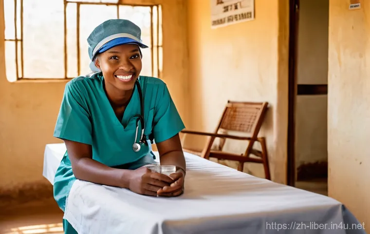 라이베리아에서 여행자 보험 가입 필수 여부 - A calm and resilient traveler, dressed in clean, practical safari-style attire including a hat and s...