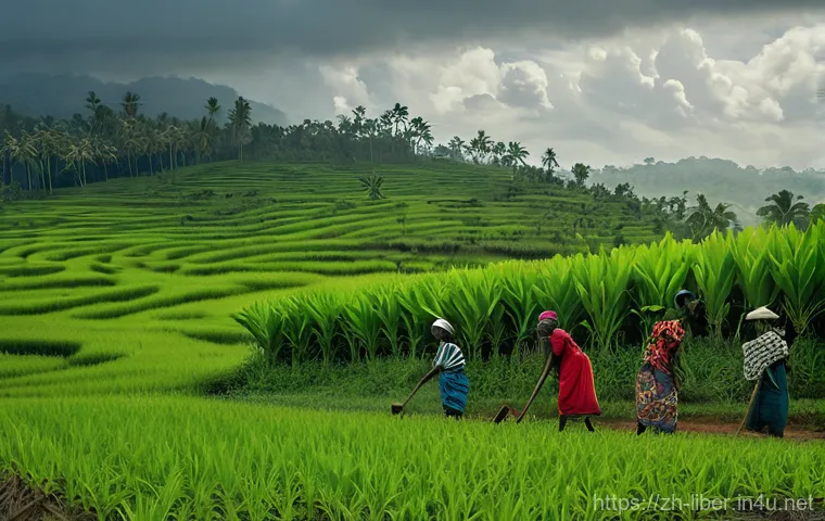 라이베리아에서 촬영된 영화 및 다큐멘터리 - **Prompt:** A bustling Liberian street market, alive with the fusion of West African and American-in... 라이베리아에서 촬영된 영화 및 다큐멘터리 - **Prompt:** A bustling Liberian street market, alive with the fusion of West African and American-in...